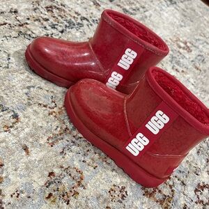 UGG Kids Cherry Red Boots